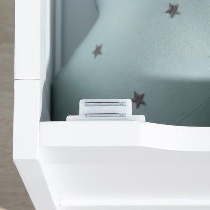 Coffre de rangement jouets avec dossier