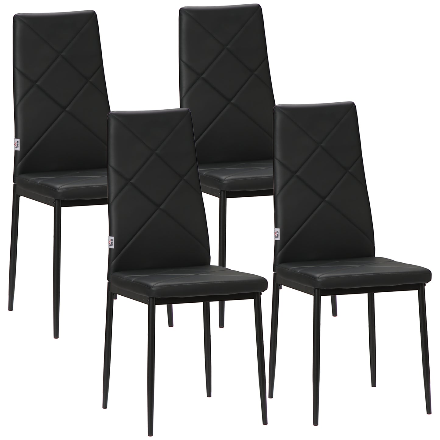 Chaises de salle à manger capitonnées lot de 4