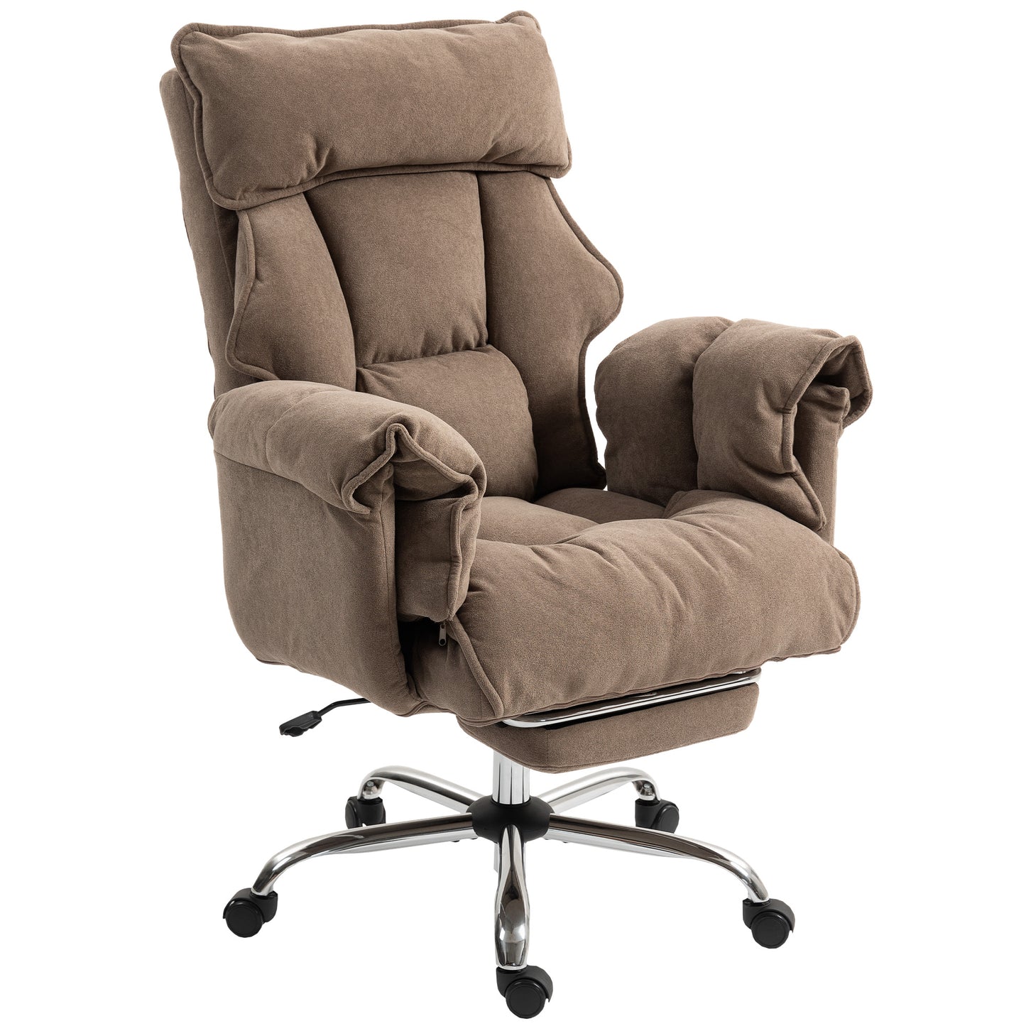 Chaise de bureau inclinable avec repose-pieds et appui-tête