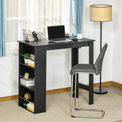 Table haute cuisine 3 tablettes rangement