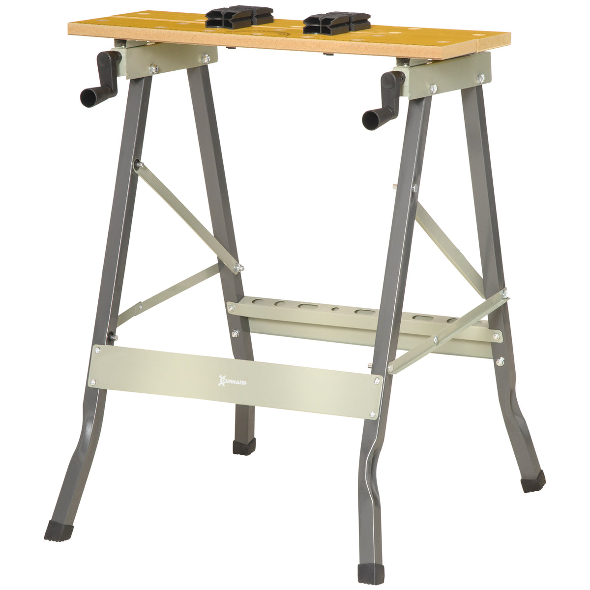 Établi pliant polyvalent 100 kg avec 4 pinces réglables