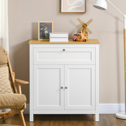 Buffet de rangement avec tiroir et portes ajustables
