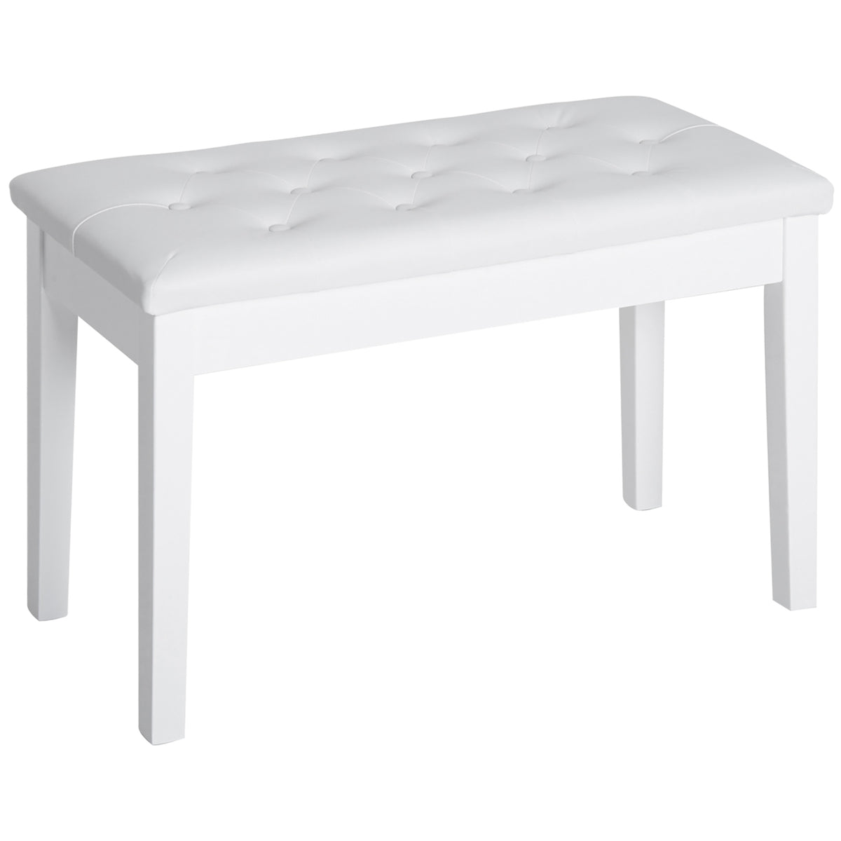 Banc de piano rembourré avec rangement