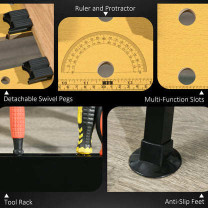 Établi multifonction réglable en hauteur 6 niveaux