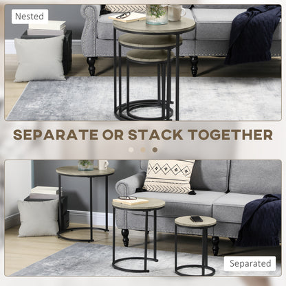 Tables gigognes modernes — Lot de 3