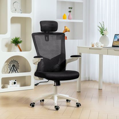 Chaise de bureau ergonomique avec support lombaire réglable