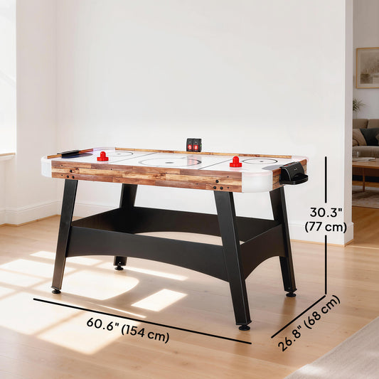 Table de air hockey arcade avec tableau DEL 155 cm