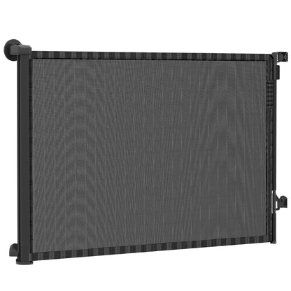 Barrière pour chien rétractable en maille