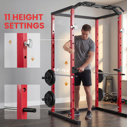 Cage de musculation multifonction avec barre de traction