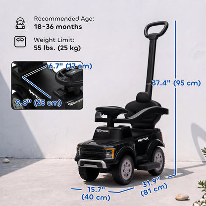 Voiture pousseur 3-en-1 pour tout-petits