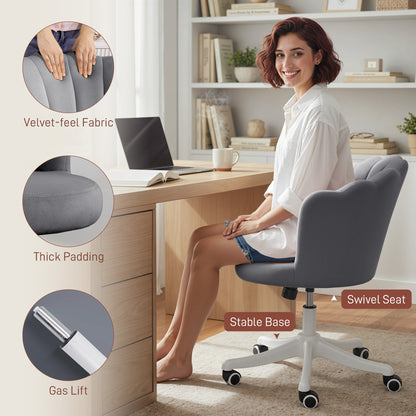 Chaise de bureau sans accoudoirs pivotante hauteur ajustable