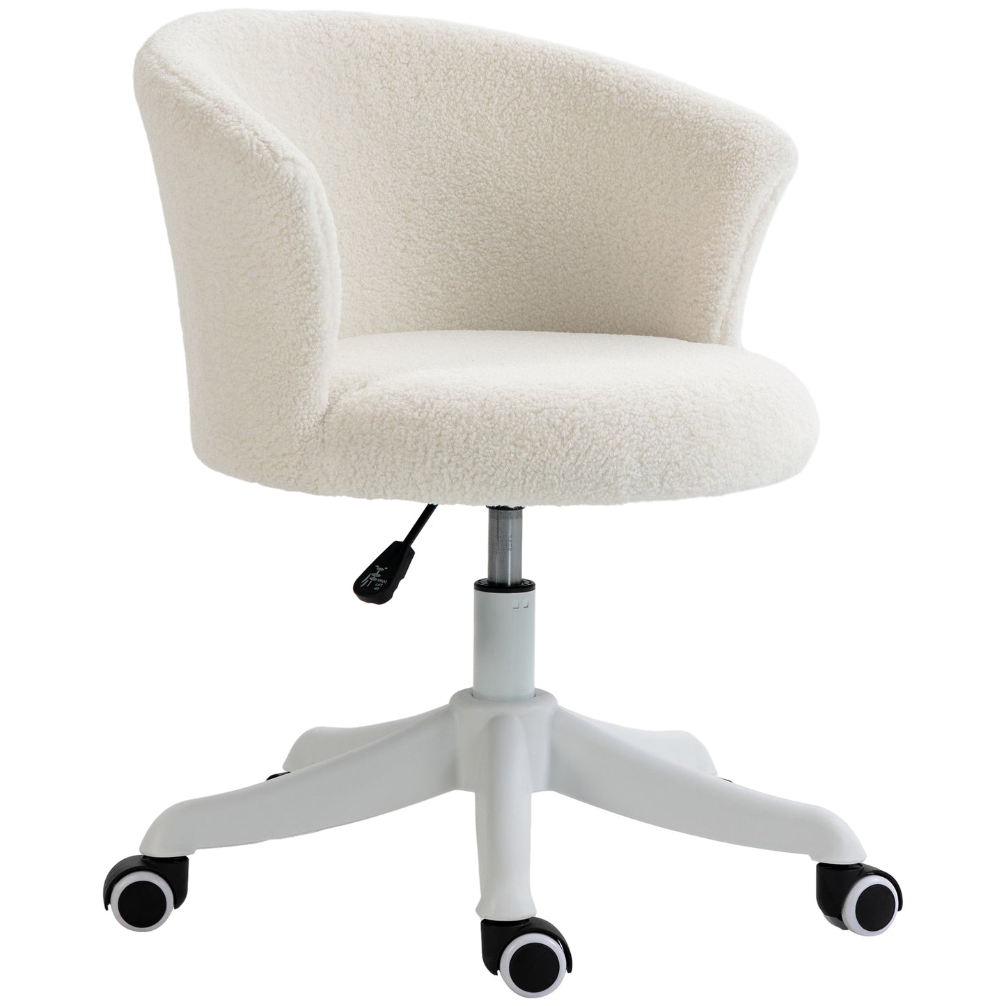 Chaise bureau sans bras hauteur réglable roulettes pivotantes