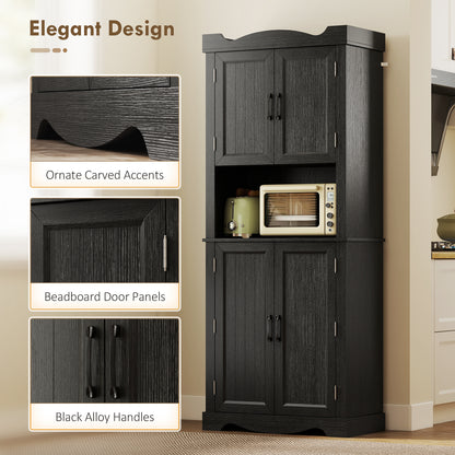 Armoire de cuisine autoportante avec rangement
