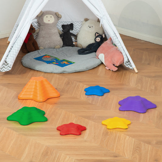Pierres d'équilibre pour enfants antidérapantes — 6 pcs