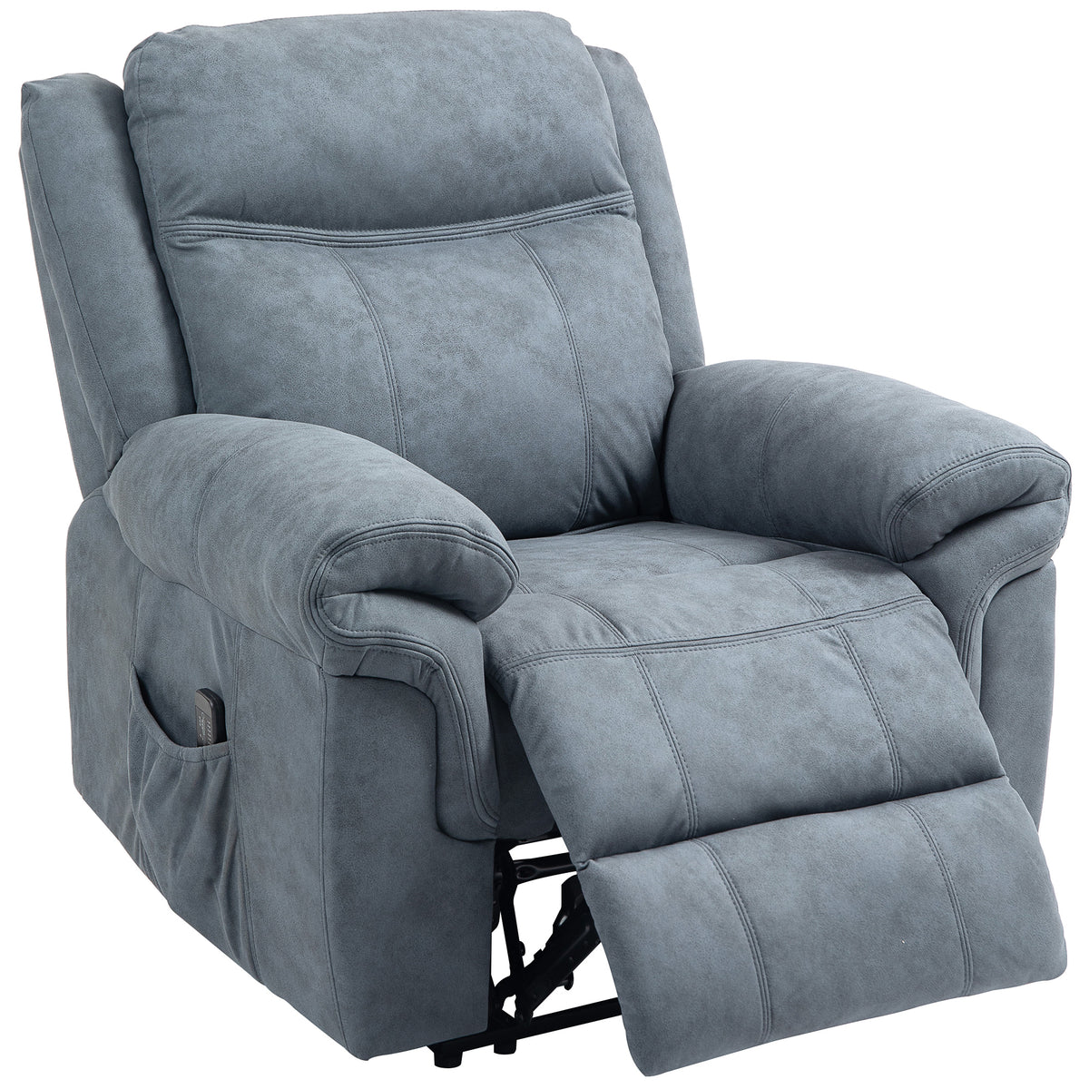 Fauteuil inclinable manuel avec massage vibrant et pochettes