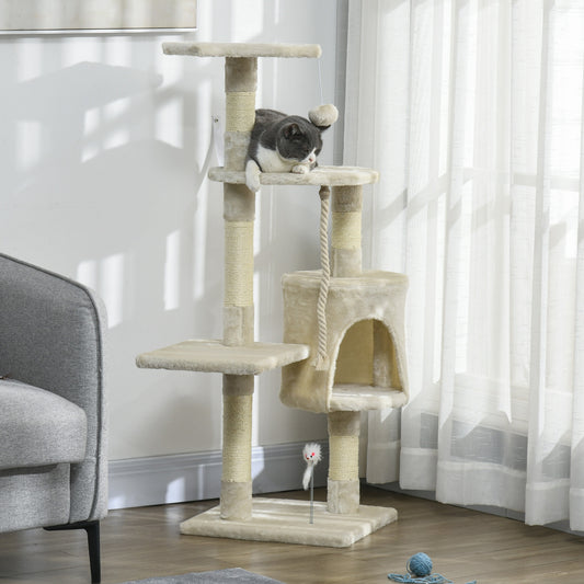 Arbre à chat multiétage avec griffoirs en sisal