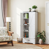 Armoire-garde-manger style farmhouse avec tiroir