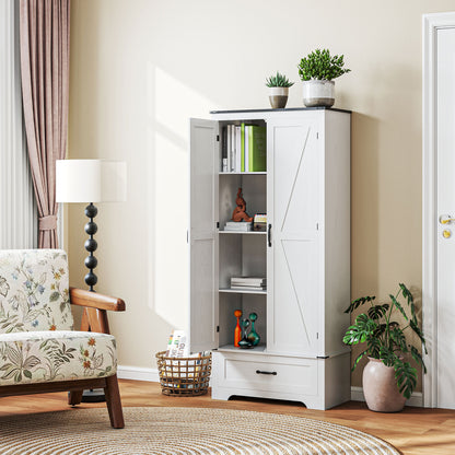 Armoire-garde-manger style farmhouse avec tiroir