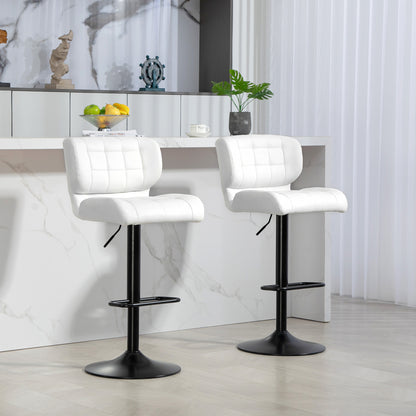 Tabourets de bar pivotants ajustables ensemble de 2