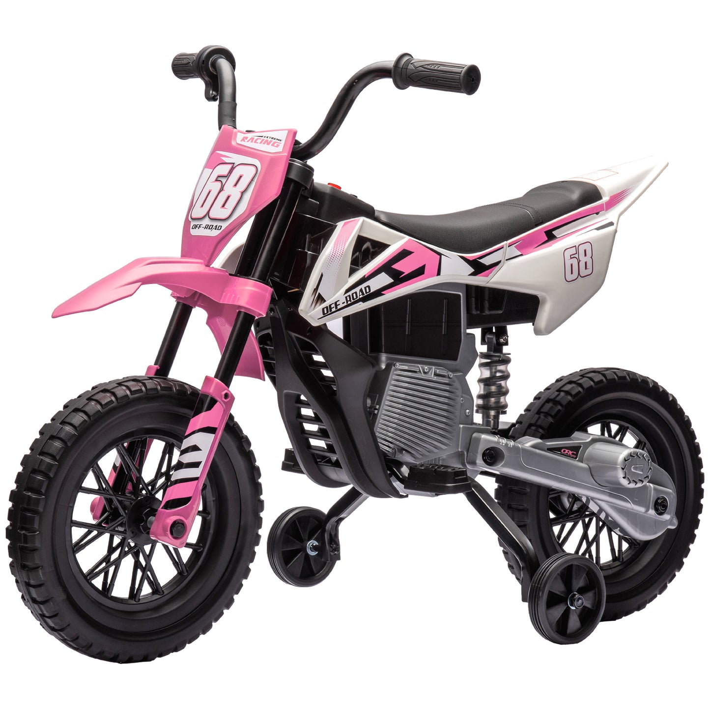 Moto électrique enfant 12V avec roues stabilisatrices