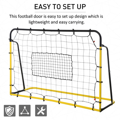 Filet rebondisseur de soccer 5 angles réglables