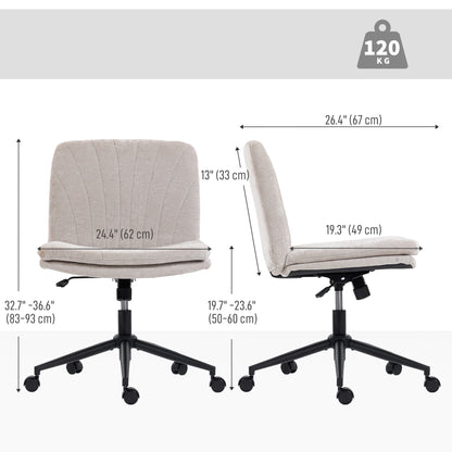 Chaise de bureau criss cross large sans accoudoirs réglable