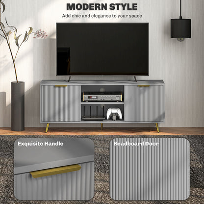 Meuble télé moderne avec rangement 55 pouces