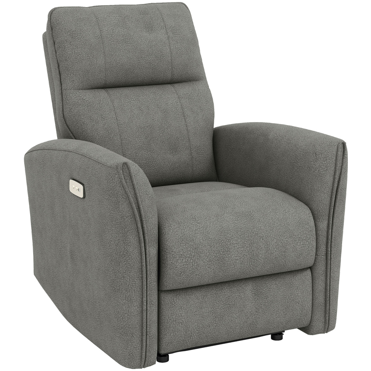 Fauteuil inclinable électrique en tissu simili-cuir