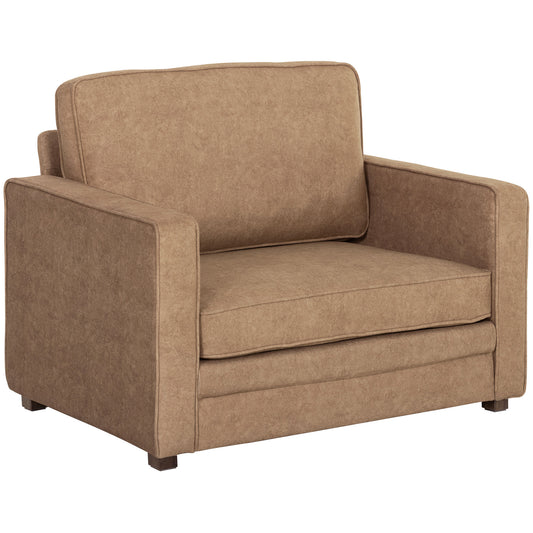 Fauteuil accent velours siège large ressorts ensachés