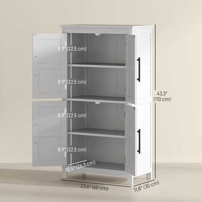 Meuble de rangement de salle de bain style fermette