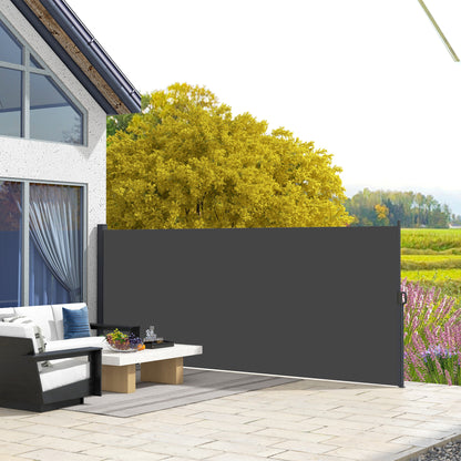 Auvent rétractable latéral 4m x 1,8m pour terrasse