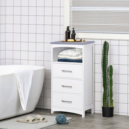 Armoire de salle de bain étroite 3 tiroirs