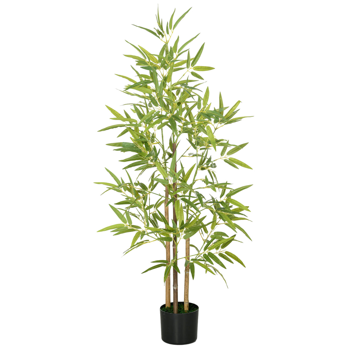 Arbres bambou artificiels en pot 183 cm — lot de 2
