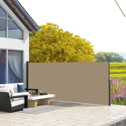 Auvent rétractable latéral 4m x 1,8m pour terrasse