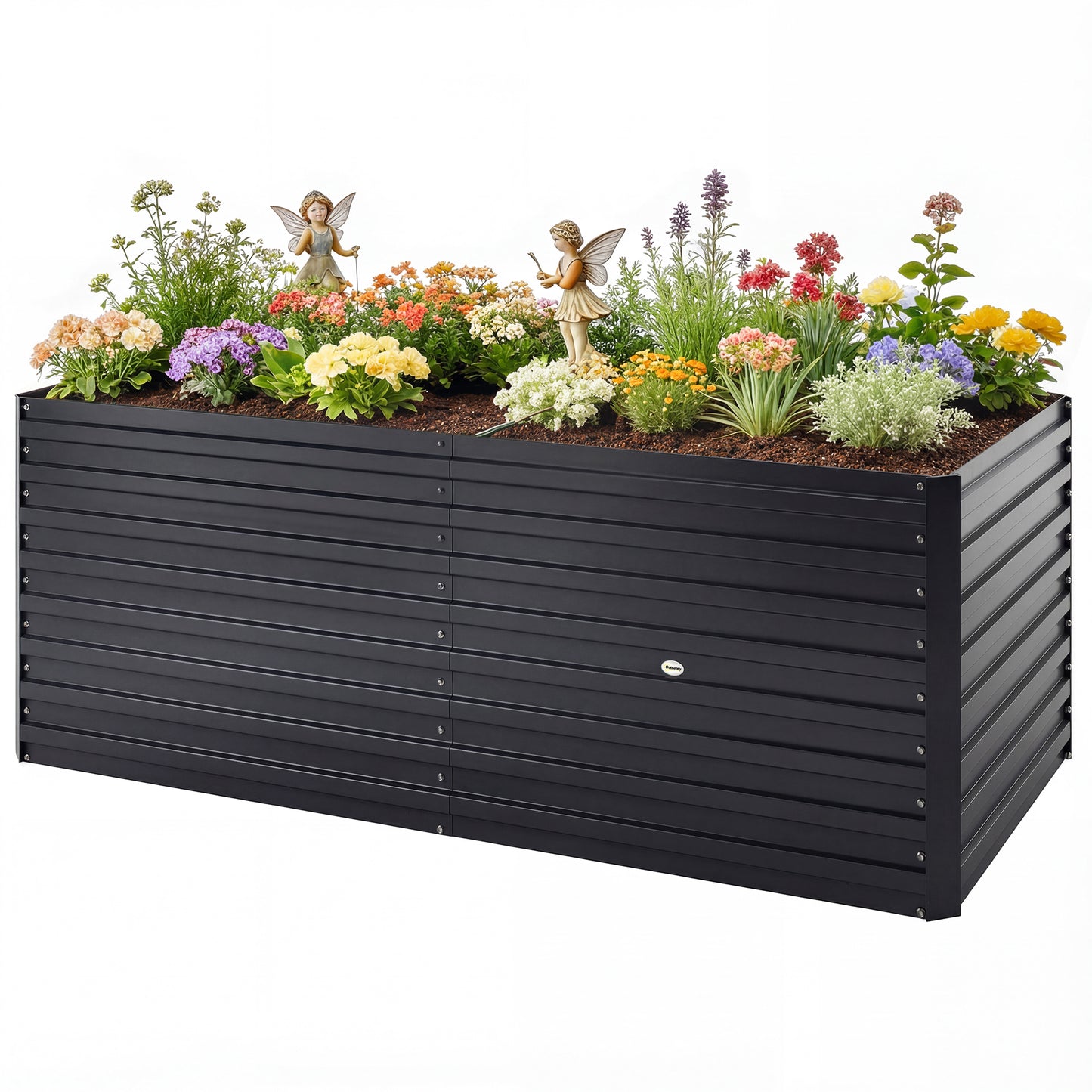 Bac jardinage surélevé galvanisé extra profond 152x91x60cm