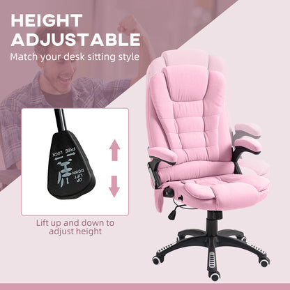 Fauteuil bureau massant inclinable dossier haut pivotant