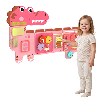Tableau d'activités Montessori mural thème dinosaure