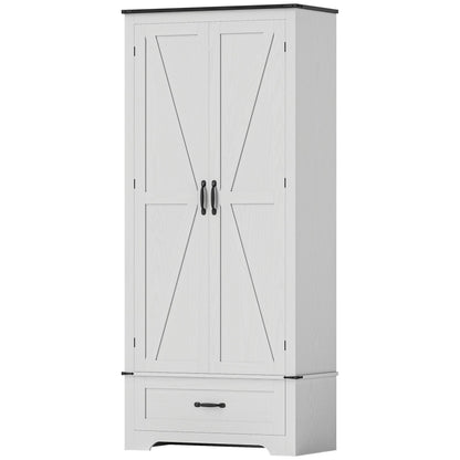 Armoire-garde-manger style farmhouse avec tiroir