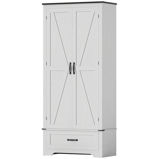 Armoire-garde-manger style farmhouse avec tiroir
