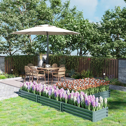 Jardinières surélevées en acier ensemble de 5