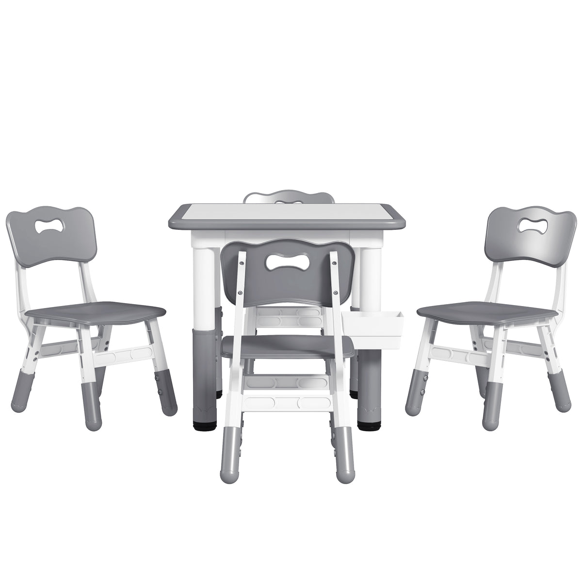 Ensemble table et chaises ajustables pour tout-petits — Lot de 5