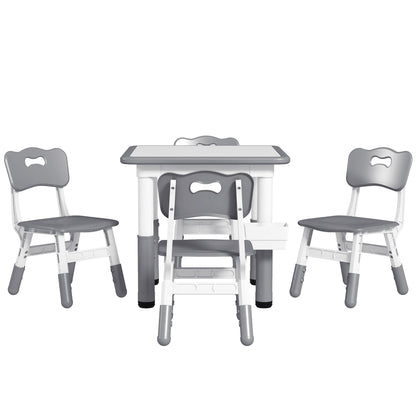 Ensemble table et chaises ajustables pour tout-petits — Lot de 5