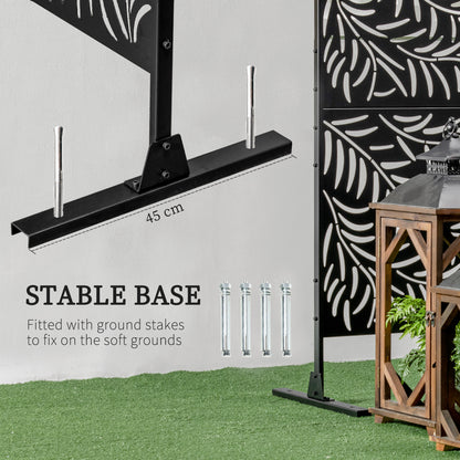 Paravent extérieur décoratif style branche de saule