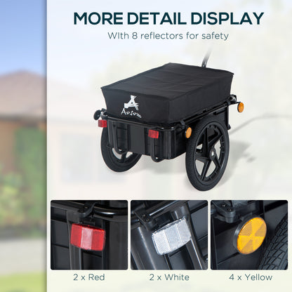 Remorque vélo cargo acier grand format