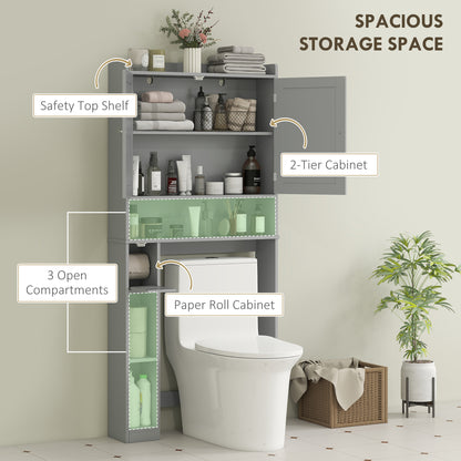 Meuble de rangement au-dessus des toilettes moderne