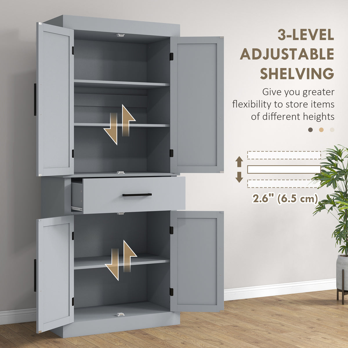 Armoire de cuisine style fermette