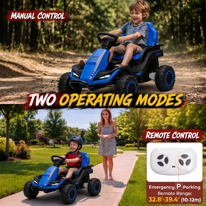 Voiture électrique pour enfants 24V avec télécommande et lumières DEL