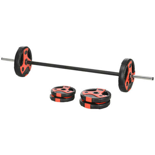 Ensemble haltère long ajustable 20 kg