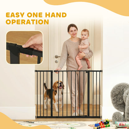 Barrière pour chien extensible escalier — acier