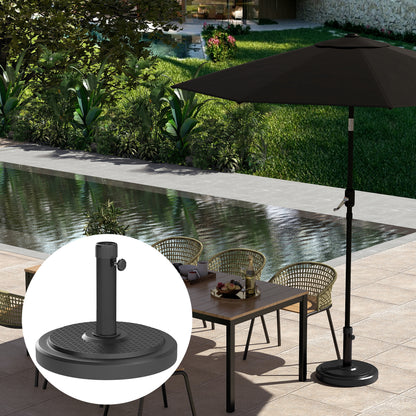 Socle de parasol rond HDPE 22 kg